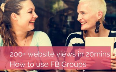 How to Use Facebook Groups to drive traffic to your website