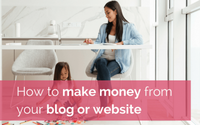 How to make money from your blog or website