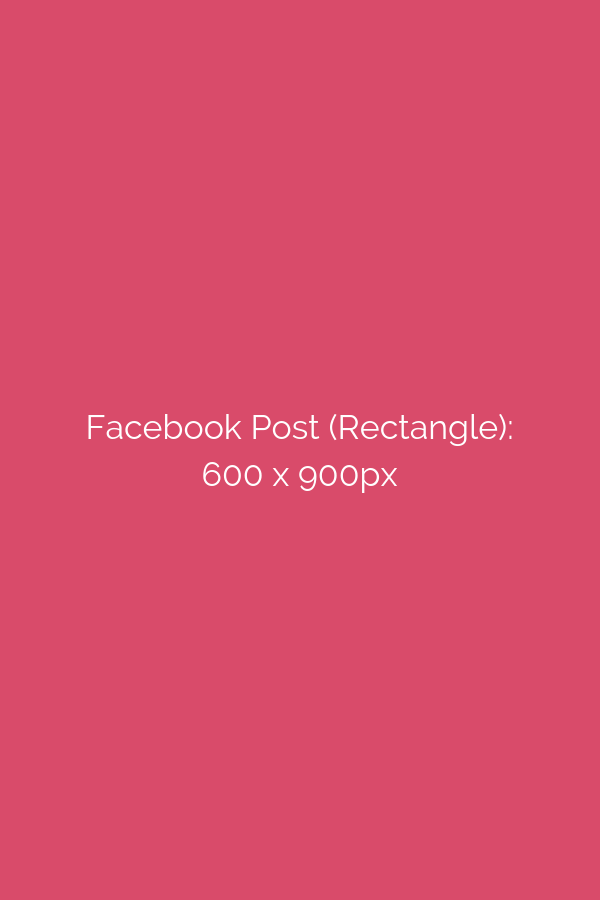 Facebook Post Image Size - Rectangle