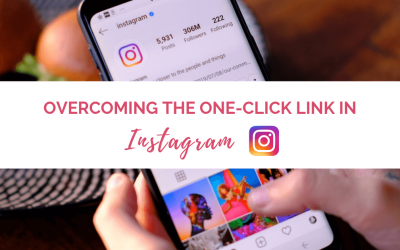Overcoming the one-click link in Instagram
